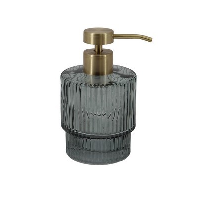 DISTRIBUTEUR SAVON VERRE STRIE