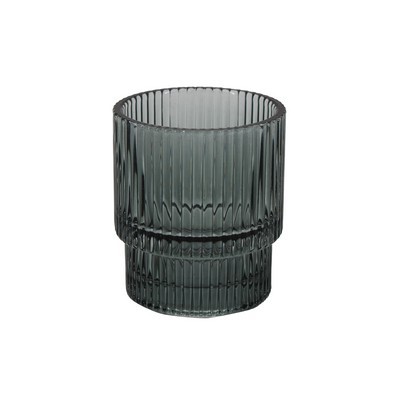 GOBELET  VERRE STRIE