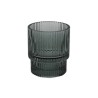 GOBELET  VERRE STRIE
