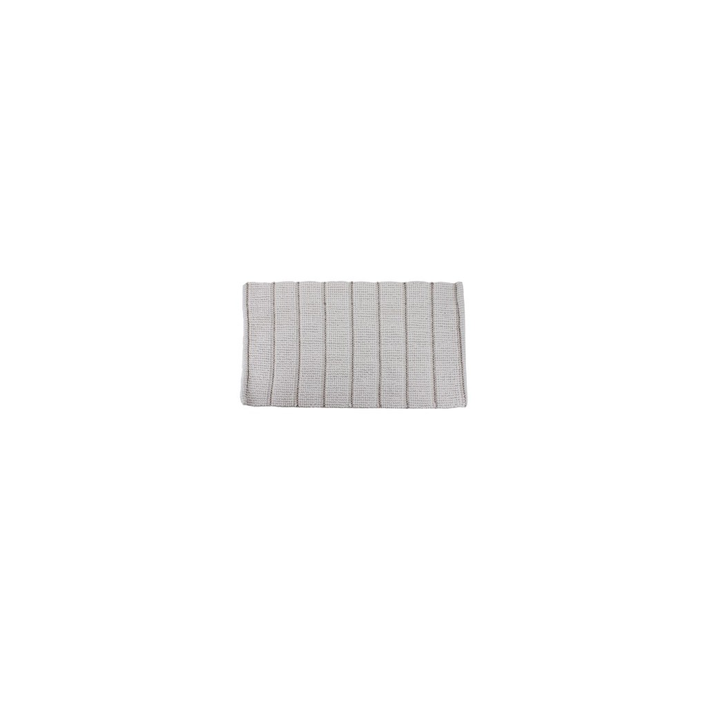 TAPIS BAIN  COTON POLYESTER  IVOIRE 50X80CM
