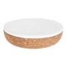 PORTE SAVON CERAMIQUE &  LIEGE