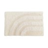 TAPIS  COTON TUFTE & BOUCLETTE ECRU 50X80CM