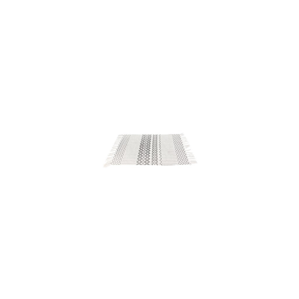 TAPIS DE BAIN COTON MOTIFS GEOM 50X80CM
