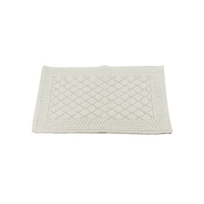TAPIS DE BAIN COTON ECRU 50X80CM