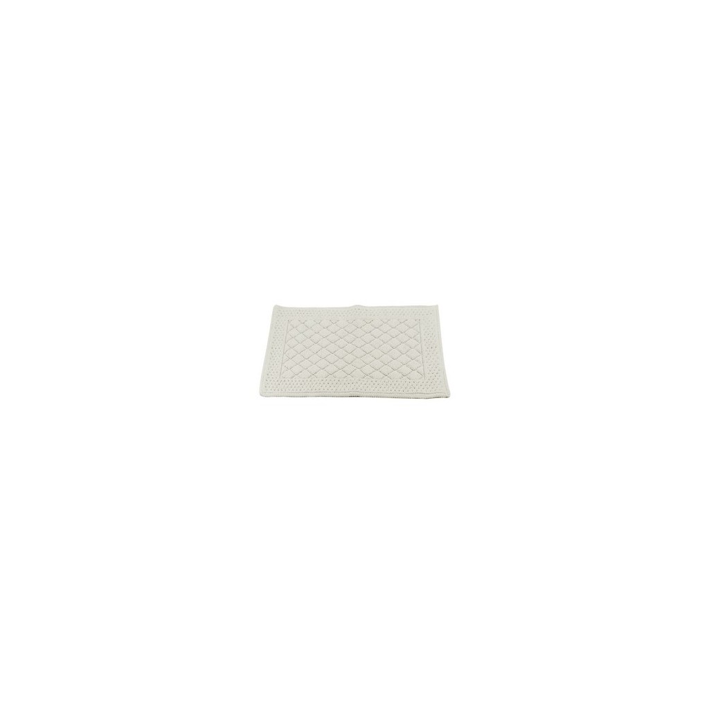 TAPIS DE BAIN COTON ECRU 50X80CM
