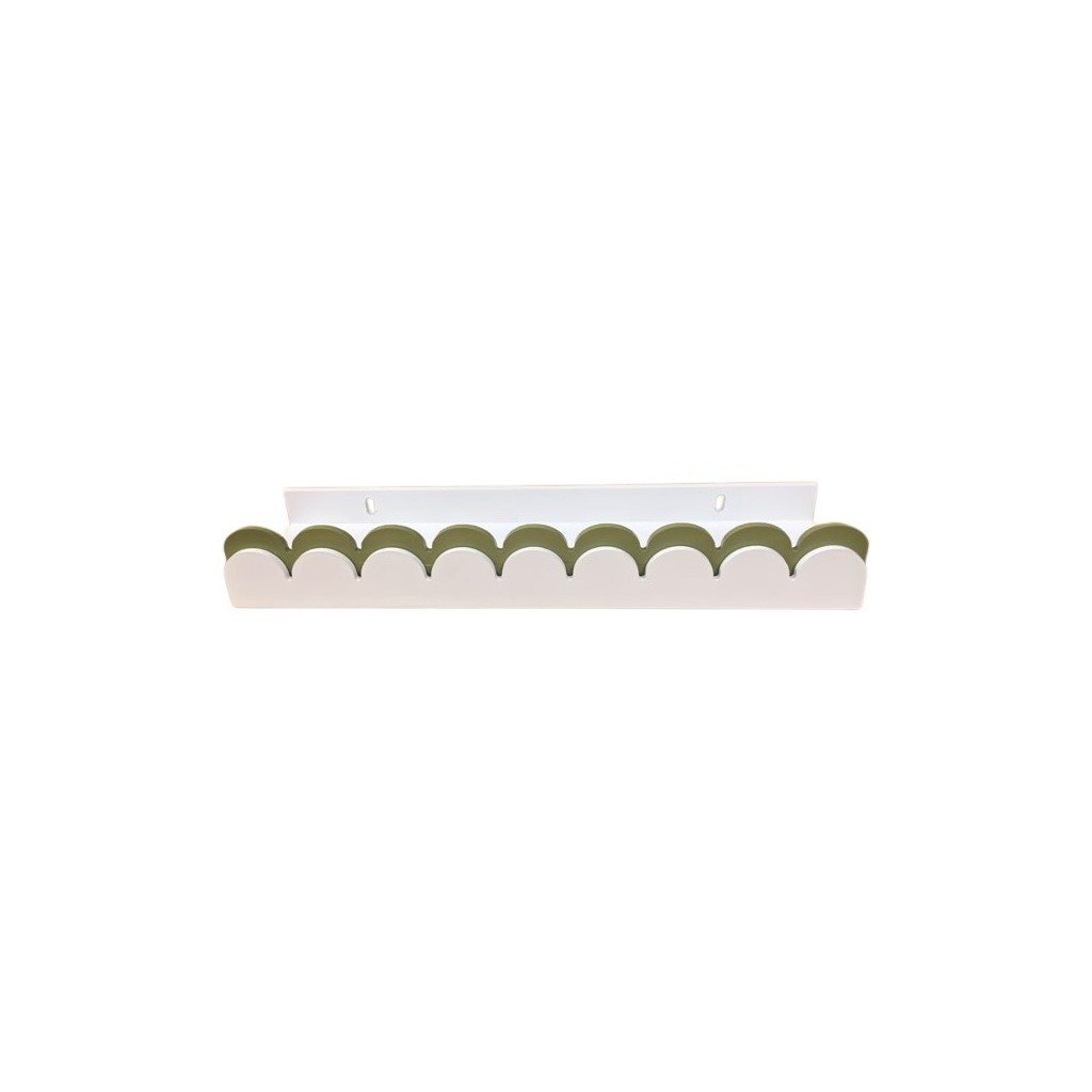 ETAGERE MDF FESTON VERT 45CM