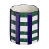 BOUGIE PARFUMEE CERAMIQUE DAMIER 8X 9 CM