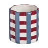 BOUGIE PARFUMEE CERAMIQUE DAMIER 8X 9 CM