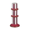 BOUGEOIR CERAMIQUE RAYE 15 CM