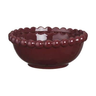 PLATEAU DECO CERAMIQUE PERLES D26CM