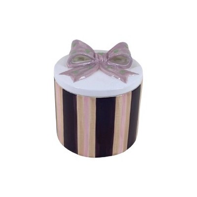 BOITE DECO CERAMIQUE COUV.NOEUD  14 CM