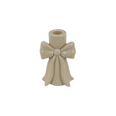 BOUGEOIR CERAMIQUE  NOEUD 12 CM