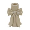 BOUGEOIR CERAMIQUE  NOEUD 12 CM