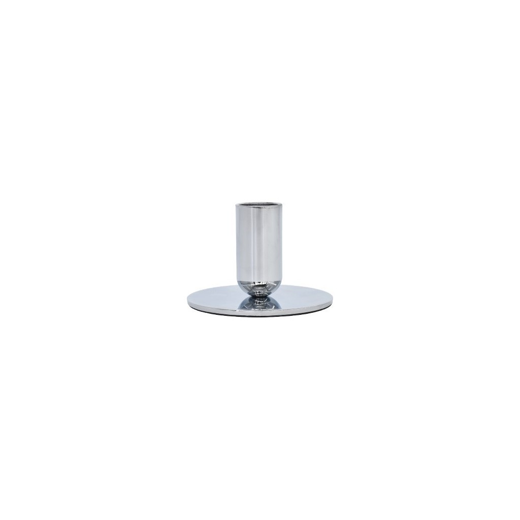 BOUGEOIR METAL CHROME 5,5 CM