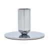BOUGEOIR METAL CHROME 5,5 CM