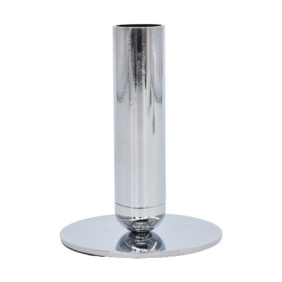 BOUGEOIR METAL CHROME 10,5 CM