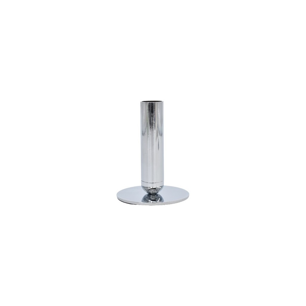 BOUGEOIR METAL CHROME 10,5 CM