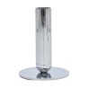 BOUGEOIR METAL CHROME 10,5 CM