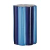 VASE CERAMIQUE  BICOLORE A RAYURES 20 CM