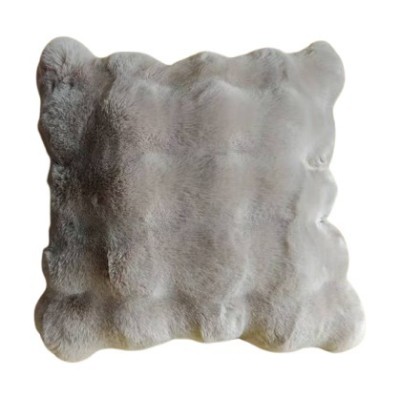 COUSSIN FOURRURE 3D BUBBLE 45X45CM