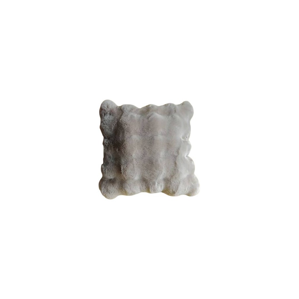 COUSSIN FOURRURE 3D BUBBLE 45X45CM