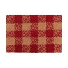 PAILLASSON COCO 40X60CM IMPRIME  CARREAUX ECOSSAIS