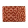 PAILLASSON COCO 40X60CM  IMPRIME  FEUILLAGE GEOM