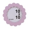 CADRE PHOTO ROND ONDULE  10X10CM