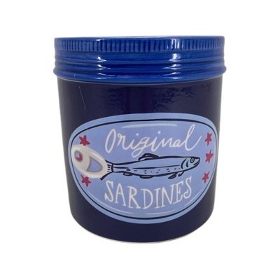 VASE /CACHE POT CERAMIQUE SARDINES  13 CM