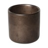 BOUGIE PARF. CERAMIQUE EFFET CUIVRE D10X10 CM