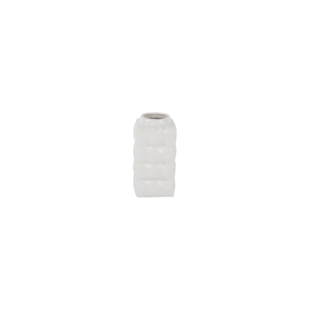 VASE CERAMIQUE EFFET GONFLE 17CM
