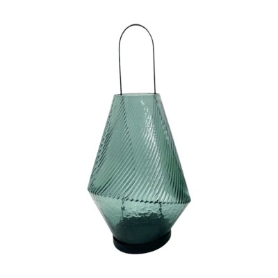 LANTERNE  VERRE 18,5X30 CM
