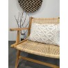 COUSSIN NAEL MACRAME BLANC 40X60CM