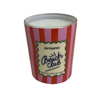 BOUGIE PARF.510G CONTENANT VERRE LAQUE+BOITE DECO