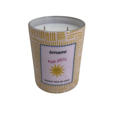 BOUGIE PARF.510G CONTENANT VERRE LAQUE+BOITE DECO