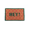 PAILLASSON COCO 40X60CM IMPRIME DAMIER HEY