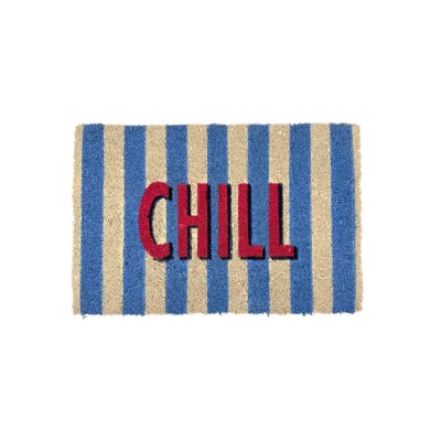 PAILLASSON COCO 40X60CM IMPRIME RAYE CHILL