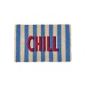 PAILLASSON COCO 40X60CM IMPRIME RAYE CHILL