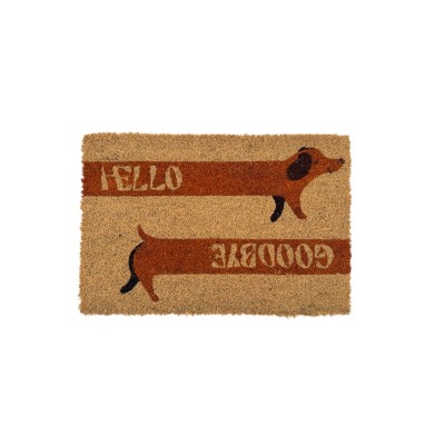 PAILLASSON COCO 40X60CM IMPRIME TECKEL