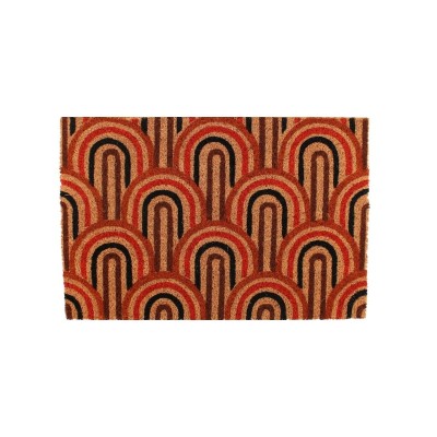 PAILLASSON COCO IMPRIME 40X60CM  ARCHES MULTICOLORES