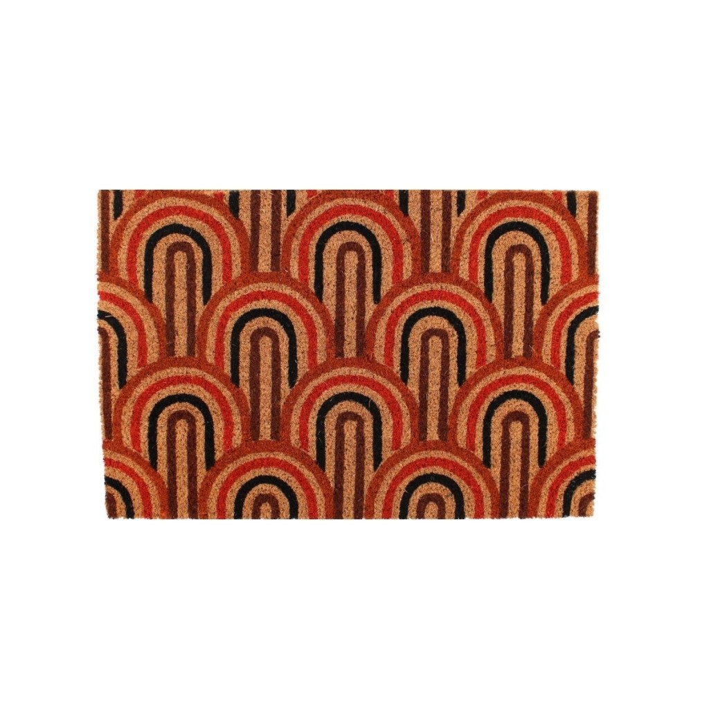 PAILLASSON COCO IMPRIME 40X60CM  ARCHES MULTICOLORES