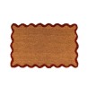 PAILLASSON COCO 40X60CM CONTOUR FESTON COLORIS TERRACOTTA