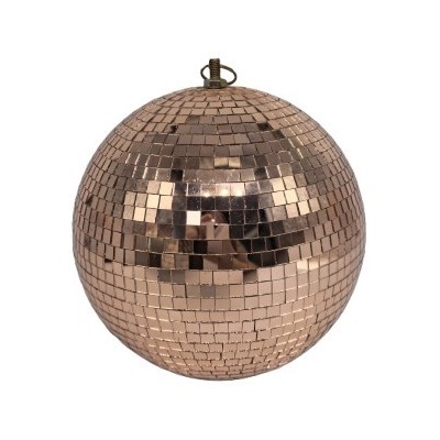 BOULE A FACETTE DIA 20 CM COLORIS COPPER
