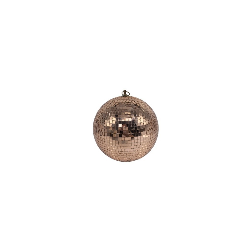 BOULE A FACETTE DIA 20 CM COLORIS COPPER