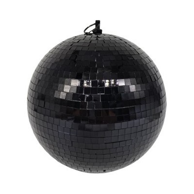 BOULE A FACETTE DIA 20 CM COLORIS NOIR