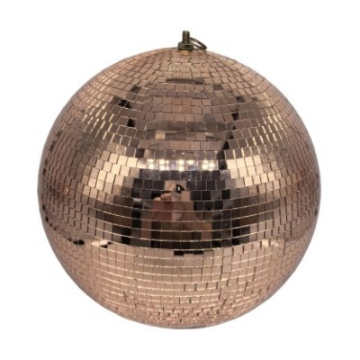 BOULE A FACETTE DIA 30 CM COLORIS COPPER