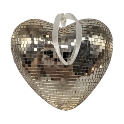 COEUR A FACETTE 19X9X18 CM COLORIS DORE