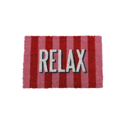 PAILLASSON COCO 40X60CM IMPRIME RAYE RELAX