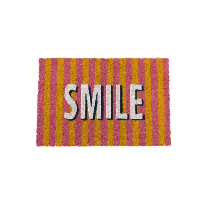 PAILLASSON COCO 40X60CM IMPRIME RAYE SMILE