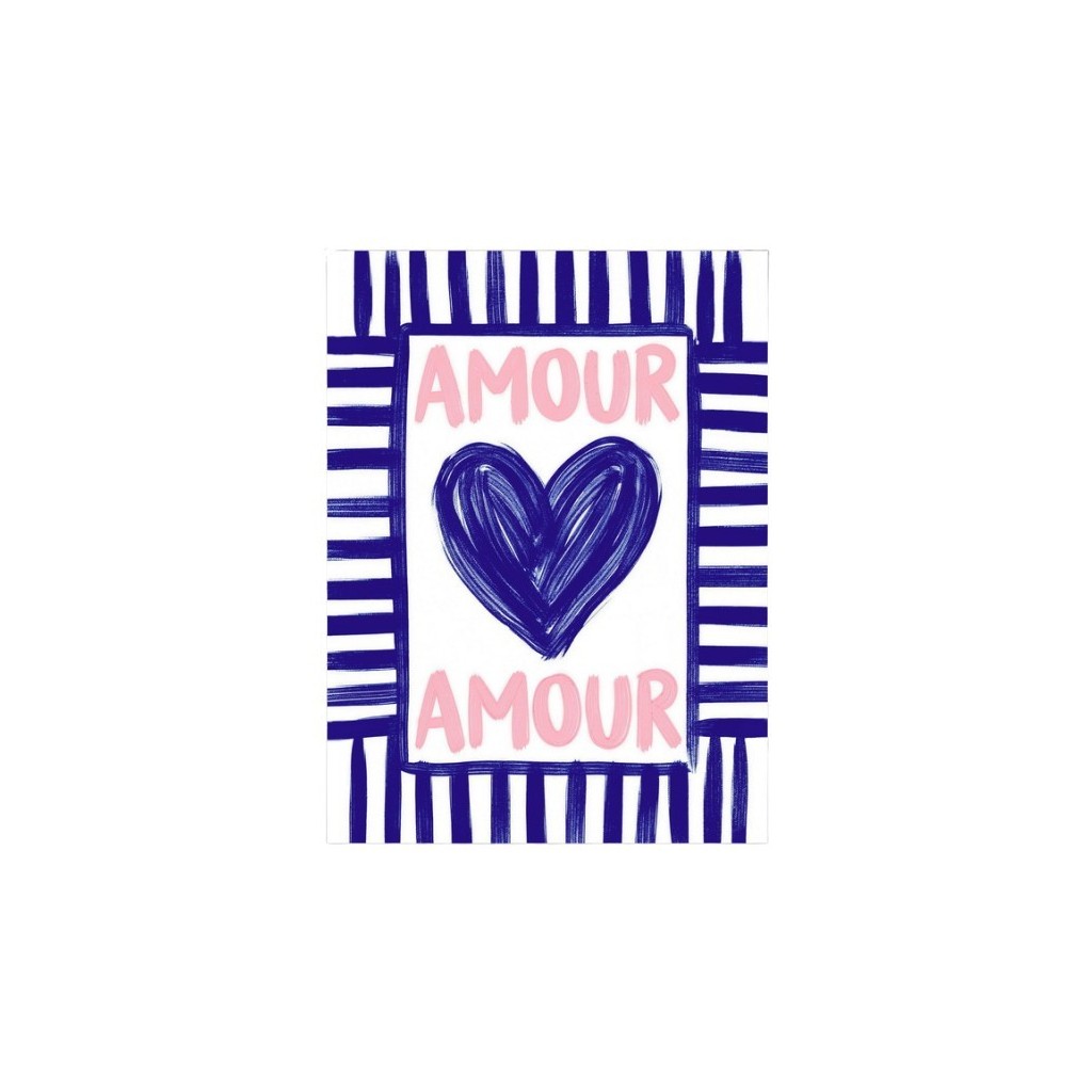 TOILE DECORATIVE AMOUR 30X40 CM